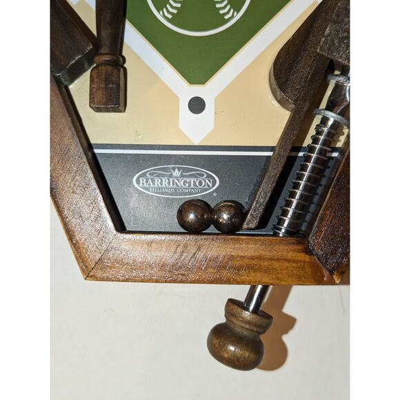 Barrington Table Top Baseball Game Mint Original Box Wooden - Picture 5 of 11